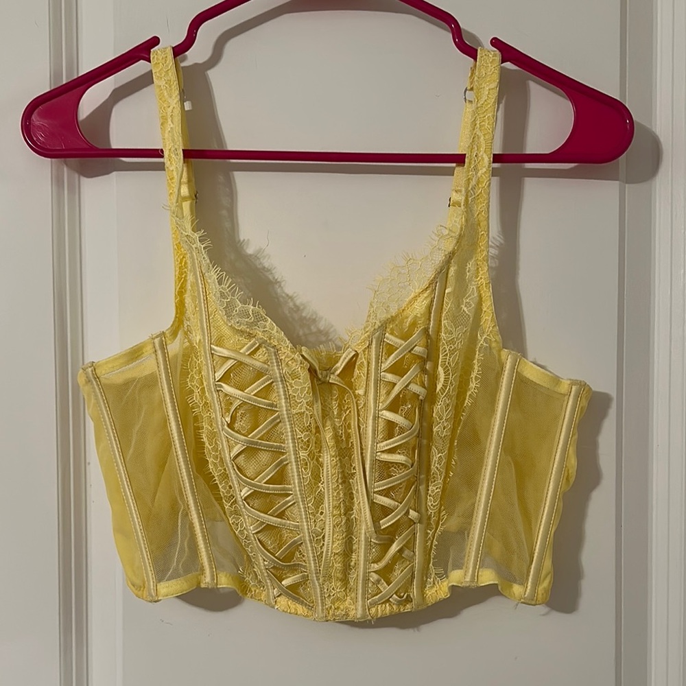 Victoria's Secret Yellow Corset